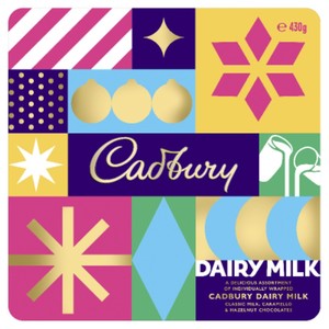 Chocolate: Cadbury Seasonal Tin Dairy Milk Chocolate 430g