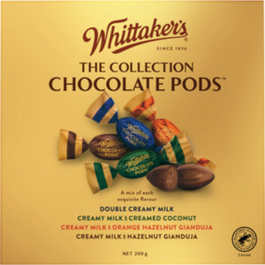 Whittaker's The Collection Chocolate Pods Assortment 200g