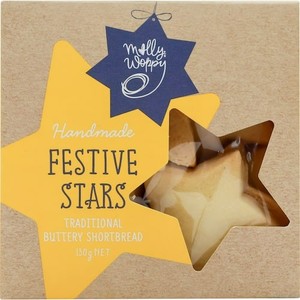 Plain Biscuits: Molly Woppy Butter Shortbread Stars 130g