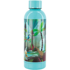 Metal Drink Bottle NZ Scene Birds & Bush 500ml