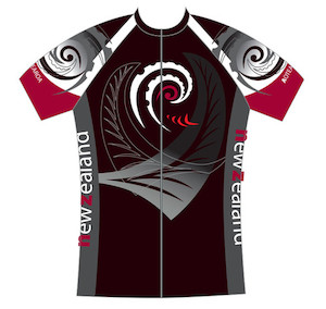 Products: NZ Cycle Jersey - Kiwi Koru Fern Kiwicycling