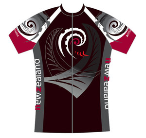 Products: NZ Cycle Jersey - Kiwi Koru Fern Kiwicycling
