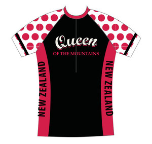 Products: NZ Cycle Jersey - Kiwi Babes Queen of the Mountains Kiwicycling