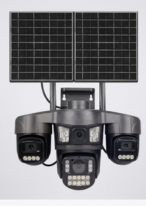 4 Lens 4G Solar CCTV Camera 12MP