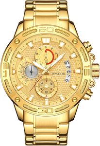 WWOOR Men's Waterproof Casual Wrist Watch