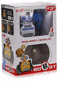 Toys: Generic Smart Robot Toys RC 2.4Ghz Transmitter Remote Control Robot With Rolling Ball And LED Lights For Kids