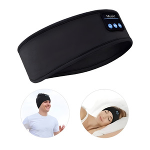 Health Fitness: Soft Sleeping Wireless Music Sport Headbands - Black
