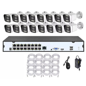 16 channel 5mp poe colour night vision