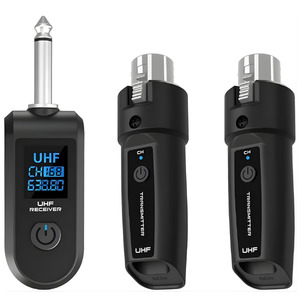 Entertainment Speakers: Wireless XLR Transmitter and Receiver, 2.4GHz Wireless Microphone