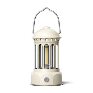 Camping: Waterproof Camping Light Rechargeable Led Lantern Energy-Saving Portable Dimmable Cob Bulb 360-degree Coverage Perfect for Hiking Trips Power Outages White