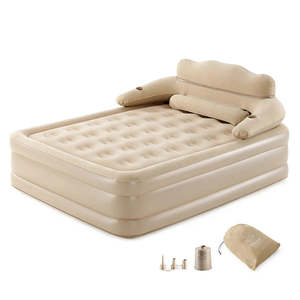 Camping: Queen Size Air Mattress bed