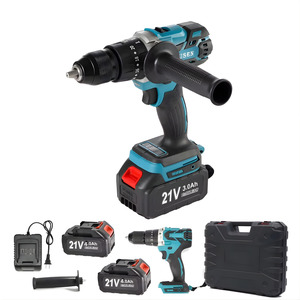 21V Cordless Electric Brushless Impact Drill Set