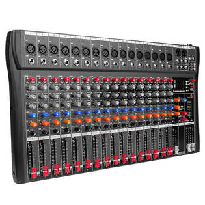 16-Channel Professional Audio Mixer Console