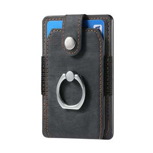 Our Best Sellers: Card Holder w/ Ring & Magnet (Black)