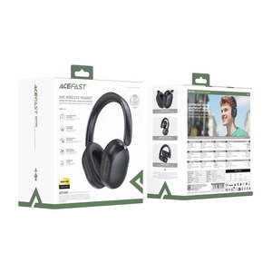 Mobile Accessories: Premium Wireless Headset with -48dB Hybrid ANC Noise Cancellation, 80 Hours (H12)