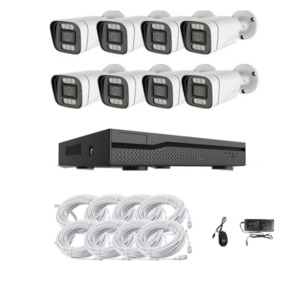 8 channel poe colour night vision
