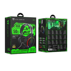 Our Best Sellers: Premium Wired Gaming Headset with LED Light, Omnidirectional Microphone, 50mm Drivers (W117)
