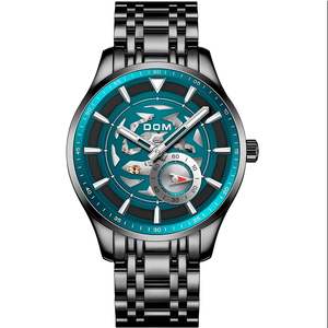 Our Best Sellers: DOM Men's Automatic Mechanical Sports Watch - Stainless Steel, 30M Water Resistant