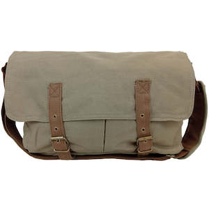 Shoulder Bags: Deluxe Vintage Canvas Messenger Bag