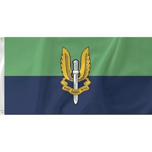 Military And Assorted Flags: Special Air Service (SAS) Blue Flag