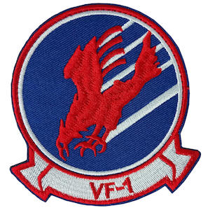 Badges Patches Insignia: US Navy Fighter Squadron VF-1 Embroidered Patch