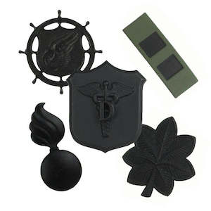 Badges Patches Insignia: US Military Pins - 5 Pack