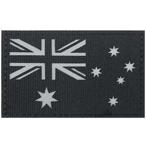 Badges Patches Insignia: Australia Flag Black IR Patch