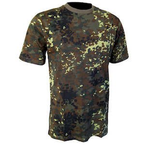 Shorts T Shirt Sale: Flecktarn Camo T-Shirt