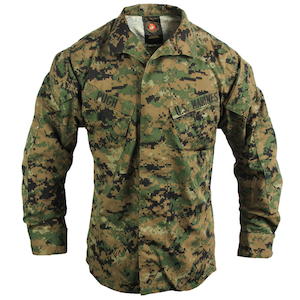 Us Marine Corps Gear: USMC MARPAT Woodland Womans Shirt