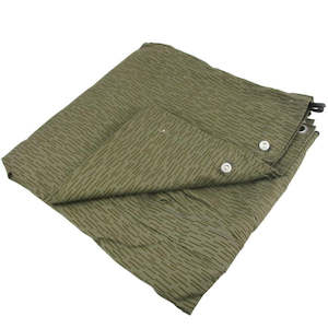 East German Army Surplus: East German Strichmuster Tarpaulin - Grade 2