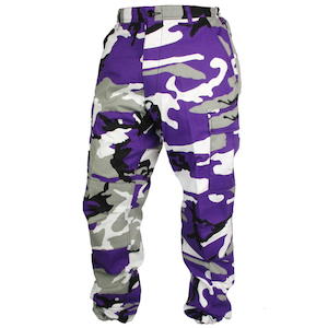 Halloween: Tactical Camo BDU Pants - Purple