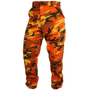 Halloween: Tactical Camo BDU Pants - Orange