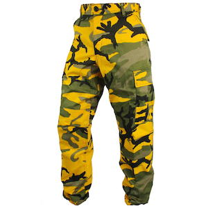 Halloween: Tactical Camo BDU Pants - Yellow