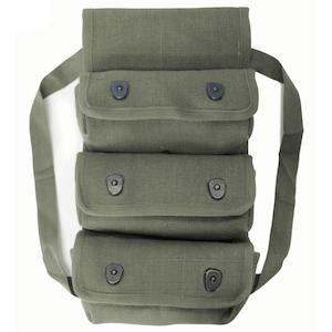 Under 15: French Canvas Triple Grenade Pouch
