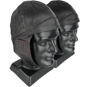 Halloween: Leather Aviator Helmet