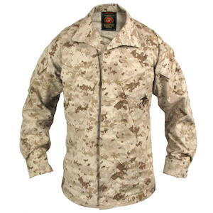 Small Size Sale: USMC Desert MARPAT Shirt