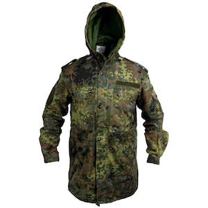 German Flecktarn Parka No Liner - New