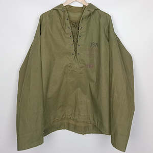 1940's US Navy Foul Weather Parka, Lace Up Front
