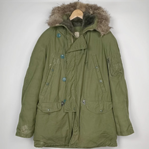 US N-3B OD Jacket with Fur Ruff 1972 - M