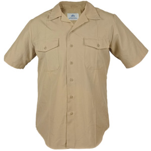 US Marines/Navy Khaki Short Sleeve Service Dress Shirt