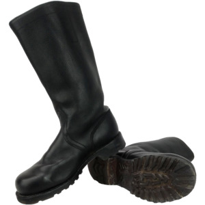 German Navy Leather Jackboots