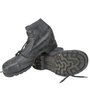 NZ Army Leather Ankle Boots - 8 UK