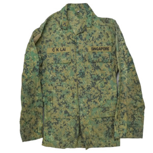 Singapore Armed Forces Digital Camo Shirt - Small