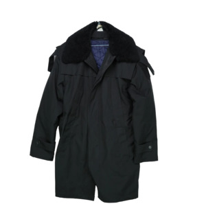 Romanian Army Surplus: Romanian Naval Academy Black Parka - Medium