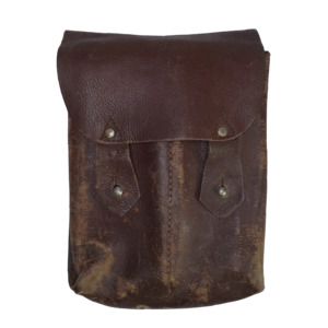 Romanian Army Leather Magazine Pouch