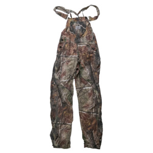 US Made Womens Realtee Camo Bib Overalls - Size 16