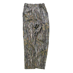 Work Pants: US Made Trebark Camo Fleece Trousers - Medium