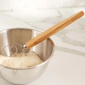 Breadmaking: RSVP International Olive Wood Swedish Dough Whisk