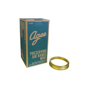 Agee Wide Mouth Screw Bands *** REDUCED TO CLEAR - 60% OFF! ***
