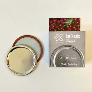 Glass Jars Nz: Kate's Kitchen Wide Mouth Lids - 85 mm